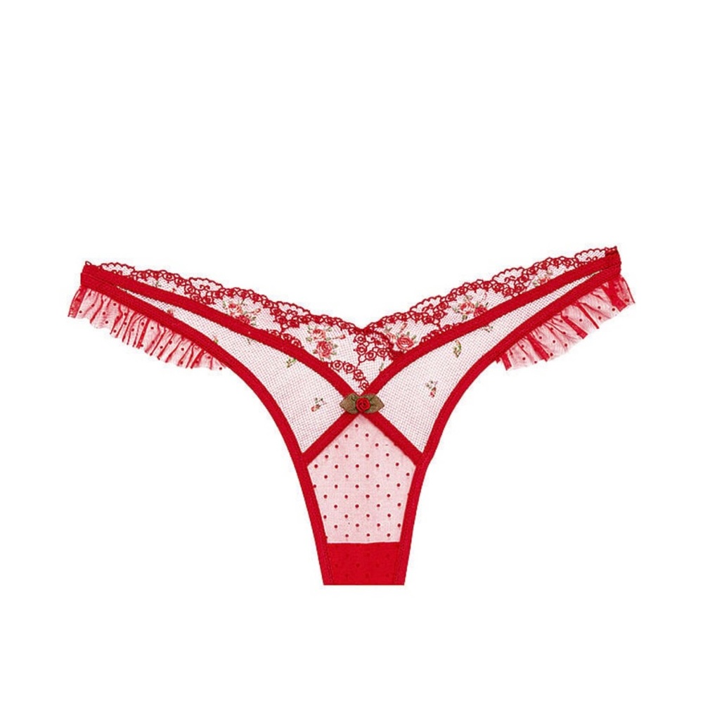 Rouge Love for Lemons Thong Panty